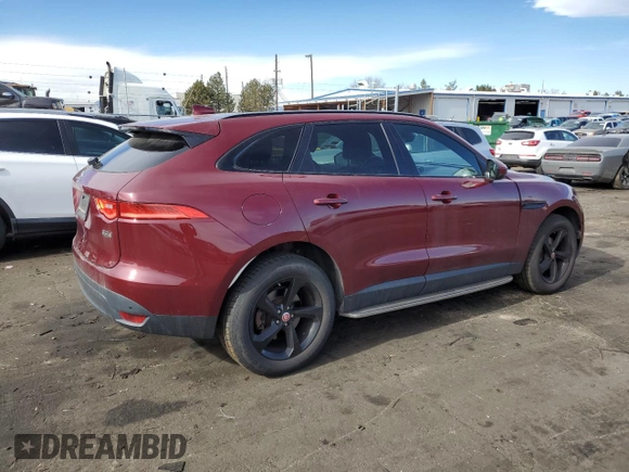 2017 Jaguar F-Pace 20d Premium with VIN SADCJ2BN8HA099515, listed as a Copart auction lot 43664725 with 111,386 mi miles and Salvage Title. Bid and sale history available at DreamBid. Image 3.