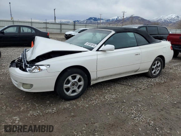 2001 Toyota Solara SE with VIN 2T1FF22P91C529355, listed as a Copart auction lot 87481874 with Not Provided miles and Salvage Title. Bid and sale history available at DreamBid. Image 1.