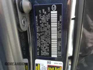 2022 Lexus ES 300h with VIN 58ADA1C14NU017588, listed as a Copart auction lot 60114915 with 110,205 mi miles and Salvage title. Bid and sale history available at DreamBid. Image 12.