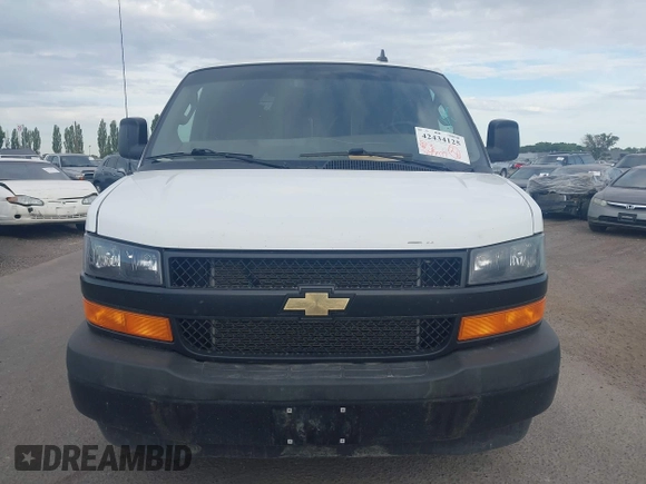 2019 Chevrolet Express Cargo with VIN 1GCWGAFP1K1254216, listed as a IAAI auction lot 42434125 with 257,792 mi miles and . Bid and sale history available at DreamBid. Image 12.