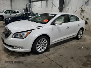 2015 Buick LaCrosse Leather with VIN 1G4GB5G37FF249435, listed as a Copart auction lot 51358105 with 142,443 mi miles and Salvage Title. Bid and sale history available at carsss.com. Image 1.