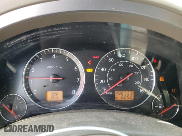 2005 Infiniti FX35 with VIN JNRAS08U65X109597, listed as a Copart auction lot 74576584 with 198,733 mi miles and Salvage Title. Bid and sale history available at carsss.com. Image 9.