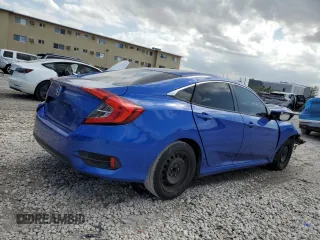 2018 Honda Civic Sedan LX with VIN 19XFC2F50JE020533, listed as a Copart auction lot 52881175 with 112,549 mi miles and Salvage Title. Bid and sale history available at carsss.com. Image 3.