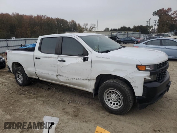 2021 Chevrolet Silverado 1500 Work Truck with VIN 1GCUYAEF8MZ307091, listed as a Copart auction lot 81275434 with 101,822 mi miles and Salvage Title. Bid and sale history available at DreamBid. Image 4.