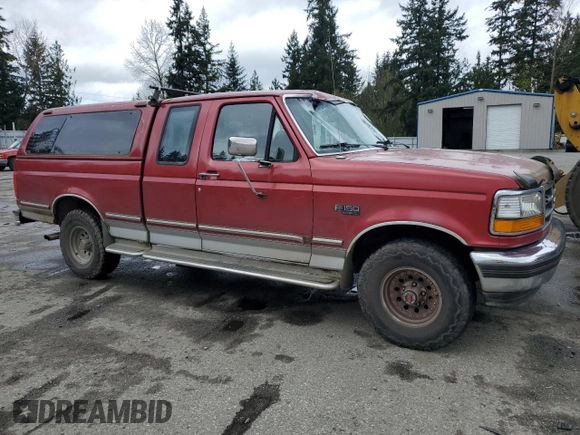 1993 Ford F-150 with VIN 1FTEX14H6PKB86844, listed as a Copart auction lot 52012705 with 127,784 mi miles and Salvage title. Bid and sale history available at DreamBid. Image 4.