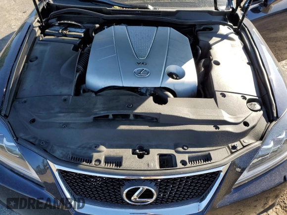 2008 Lexus IS 350 with VIN JTHBE262X85017724, listed as a Copart auction lot 57172125 with 144,018 mi miles and Salvage title. Bid and sale history available at DreamBid. Image 11.