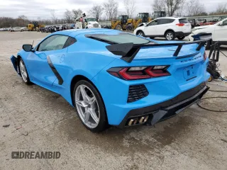 2022 Chevrolet Corvette 1LT with VIN 1G1YA2D4XN5110615, listed as a Copart auction lot 80873454 with 20,895 mi miles and Salvage Title. Bid and sale history available at carsss.com. Image 2.