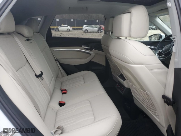 2021 Audi e-tron Prestige with VIN WA1VABGE9MB017772, listed as a Copart auction lot 44373113 with 18,847 mi miles. Bid and sale history available at carsss.com. Image 10.