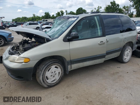 1999 Dodge Caravan with VIN 1B4GP45G7XB529075, listed as a Copart auction lot 60448215 with Not provided miles and Salvage title. Bid and sale history available at DreamBid. Image 1.