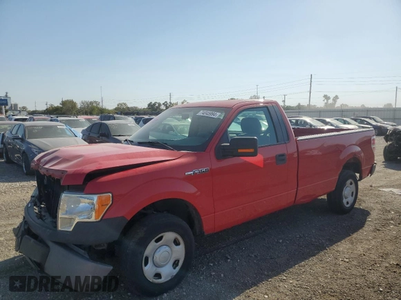 2009 Ford F-150 XL with VIN 1FTRF12879KB32799, listed as a Copart auction lot 74045994 with 131,922 mi miles and Salvage Title. Bid and sale history available at carsss.com. Image 1.
