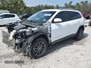 2019 Jeep Cherokee Latitude with VIN 1C4PJLCBXKD344585, listed as a Copart auction lot 44620415 with 91,076 mi miles and Salvage Title. Bid and sale history available at carsss.com. Image 1.