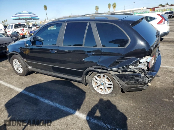 2004 BMW X5 3.0i with VIN 5UXFA13554LU45888, listed as a Copart auction lot 78739784 with 142,668 mi miles and Salvage Title. Bid and sale history available at carsss.com. Image 2.