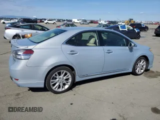 2010 Lexus HS 250h with VIN JTHBB1BA0A2020543, listed as a Copart auction lot 50043685 with 203,375 mi miles and Salvage Title. Bid and sale history available at DreamBid. Image 3.