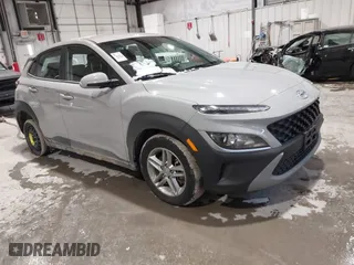 2023 Hyundai Kona SE with VIN KM8K2CAB2PU013965, listed as a IAAI auction lot 41572552 with 39,557 mi miles. Bid and sale history available at carsss.com. Image 1.