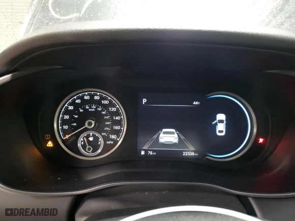 2022 Genesis G70 3.3T with VIN KMTG54TE7NU084124, listed as a Copart auction lot 50022085 with 22,338 mi miles and Salvage Title. Bid and sale history available at carsss.com. Image 9.