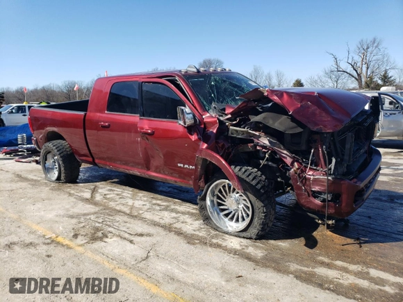 2019 Ram 2500 Laramie with VIN 3C6UR5NL0KG596174, listed as a Copart auction lot 45970085 with 149,811 mi miles and Salvage Title. Bid and sale history available at carsss.com. Image 4.