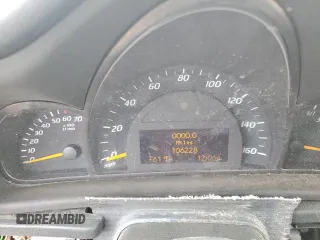 2002 Mercedes-Benz C 230/260/280/320 with VIN WDBRN47JX2A221454, listed as a Copart auction lot 50424555 with 106,228 mi miles and Salvage Title. Bid and sale history available at DreamBid. Image 9.
