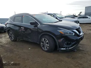 2018 Nissan Murano Platinum with VIN 5N1AZ2MG3JN150956, listed as a Copart auction lot 86761334 with 0 mi miles and Salvage Title. Bid and sale history available at carsss.com. Image 4.