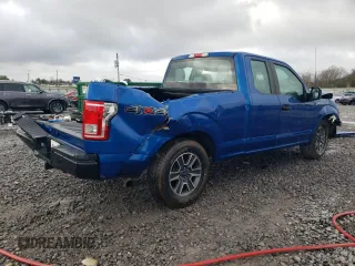2017 Ford F-150 XL with VIN 1FTFX1EF8HKD34527, listed as a Copart auction lot 86733584 with 123,391 mi miles and Salvage Title. Bid and sale history available at carsss.com. Image 3.