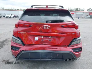 2022 Hyundai Kona N Line with VIN KM8K33A30NU794312, listed as a IAAI auction lot 41875100 with 21,880 mi miles. Bid and sale history available at carsss.com. Image 17.