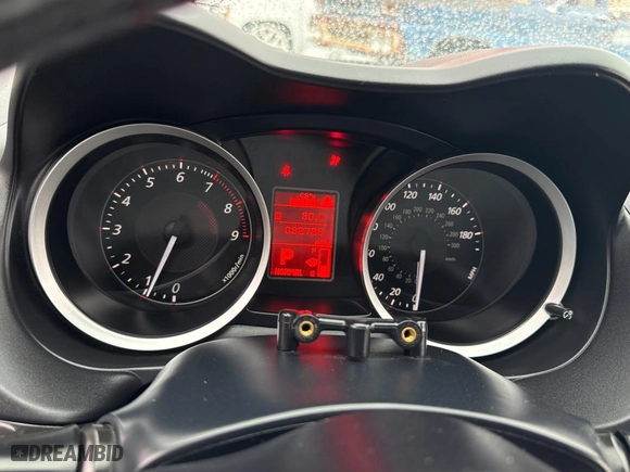 2008 Mitsubishi Lancer Evolution MR with VIN JA3AW56V78U051033, listed as a Copart auction lot 82855894 with 92,726 mi miles and Salvage Title. Bid and sale history available at carsss.com. Image 8.