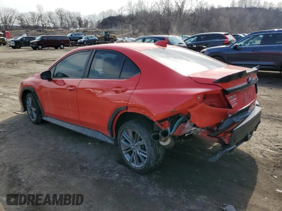 2022 Subaru WRX with VIN JF1VBAA6XN9028647, listed as a Copart auction lot 46869665 with 30,924 mi miles and Salvage Title. Bid and sale history available at carsss.com. Image 2.