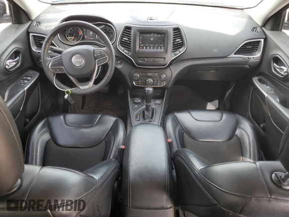 2020 Jeep Cherokee Latitude Plus with VIN 1C4PJMLB1LD601897, listed as a Copart auction lot 56105685 with 77,721 mi miles and Salvage title. Bid and sale history available at DreamBid. Image 8.