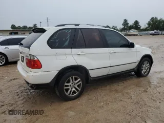 2006 BMW X5 3.0i with VIN 5UXFA13596LY47528, listed as a Copart auction lot 63706584 with 127,405 mi miles and Salvage Title. Bid and sale history available at carsss.com. Image 3.
