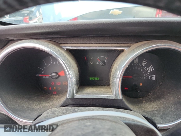 2007 Ford Mustang Deluxe with VIN 1ZVFT84N175260567, listed as a Copart auction lot 50029185 with 99,098 mi miles and Salvage title. Bid and sale history available at DreamBid. Image 9.