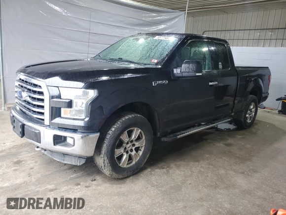 2015 Ford F-150 XLT with VIN 1FTFX1EF9FKD86097, listed as a Copart auction lot 55771465 with 152,026 mi miles and Salvage title. Bid and sale history available at DreamBid. Image 1.