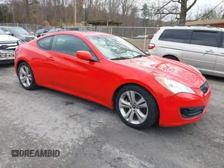 2012 Hyundai Genesis Coupe 2.0T with VIN KMHHT6KD0CU067817, listed as a IAAI auction lot 41414699 with 63,632 mi miles and . Bid and sale history available at DreamBid. Image 1.