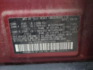 2011 Subaru Outback Premium z VIN 4S4BRBCC2B3350680, wystawiony jako Copart lot #59736115 z przebiegiem 165 498 mil mil oraz Szkoda całkowita • Salvage title. Historia ofert i sprzedaży dostępna na DreamBid. Obrazek 13.