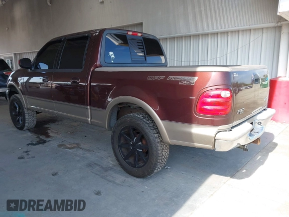 2001 Ford F-150 XLT with VIN 1FTRW08L91KA85396, listed as a IAAI auction lot 42525105 with 123,360 mi miles and . Bid and sale history available at DreamBid. Image 3.