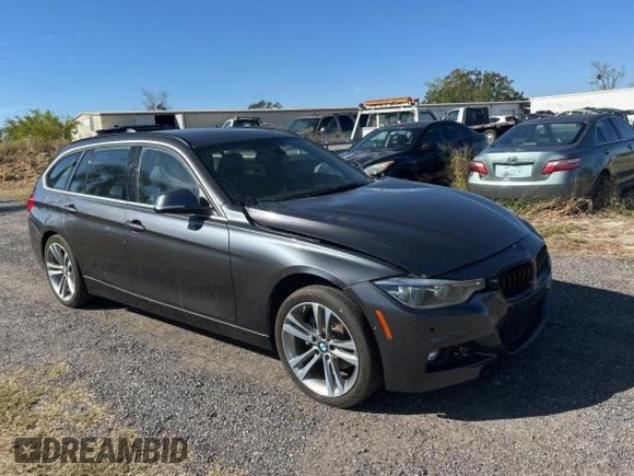 2017 BMW 3 Series 330i xDrive with VIN WBA8K3C38HA022948, listed as a Copart auction lot 83856324 with 34,232 mi miles and Clean Title. Bid and sale history available at carsss.com. Image 1.