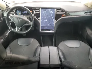 2013 Tesla Model S with VIN 5YJSA1AC9DFP10400, listed as a Copart auction lot 59047985 with 165,166 mi miles and Salvage title. Bid and sale history available at DreamBid. Image 8.