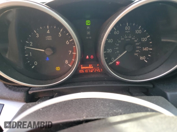 2011 Mazda 3 i Touring with VIN JM1BL1VF7B1477055, listed as a Copart auction lot 50025175 with 106,107 mi miles and Salvage Title. Bid and sale history available at DreamBid. Image 9.