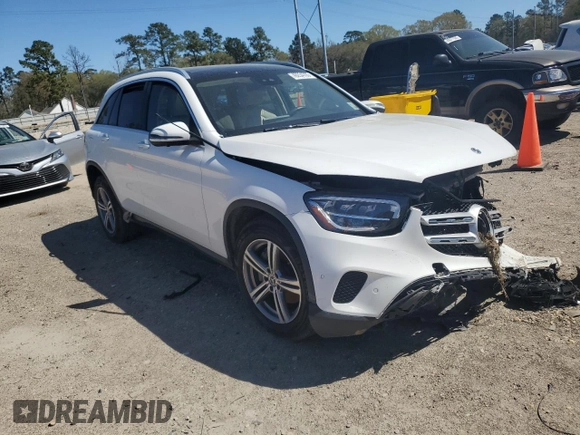 2022 Mercedes-Benz GLC with VIN W1N0G8DBXNV395314, listed as a Copart auction lot 49234705 with 45,364 mi miles and Salvage Title. Bid and sale history available at carsss.com. Image 4.