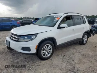 2017 Volkswagen Tiguan S with VIN WVGAV7AX4HW509023, listed as a Copart auction lot 63181405 with 114,006 mi miles and Salvage title. Bid and sale history available at DreamBid. Image 1.