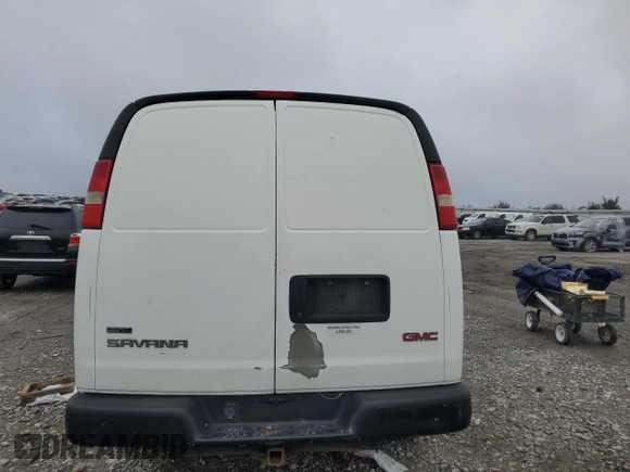 2011 GMC Savana Cargo Van with VIN 1GTW7GCAXB1905880, listed as a Copart auction lot 78808234 with 260,645 mi miles and Salvage Title. Bid and sale history available at carsss.com. Image 6.