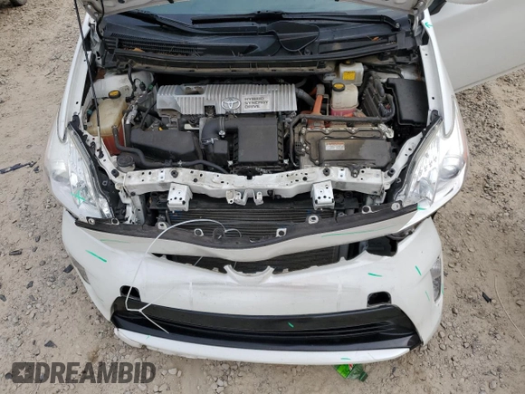 2013 Toyota Prius One with VIN JTDKN3DU6D5645866, listed as a Copart auction lot 54326485 with 92,851 mi miles and Salvage Title. Bid and sale history available at DreamBid. Image 11.