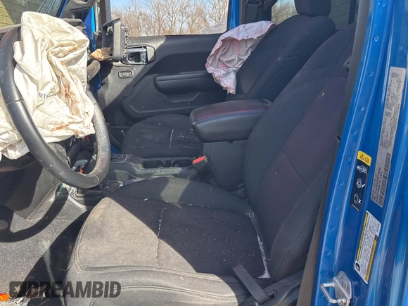 2021 Jeep Wrangler Unlimited Sport with VIN 1C4HJXDN7MW786865, listed as a Copart auction lot 45890995 with Not provided miles and Clean title. Bid and sale history available at DreamBid. Image 5.