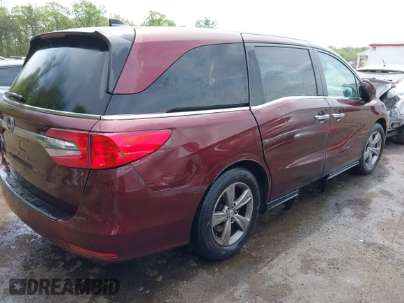 2018 Honda Odyssey EX with VIN 5FNRL6H56JB015557, listed as a IAAI auction lot 42112667 with Not provided miles and . Bid and sale history available at DreamBid. Image 4.