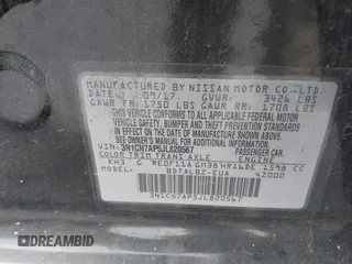2018 Nissan Versa SV with VIN 3N1CN7AP5JL820567, listed as a IAAI auction lot 41850033 with 130,608 mi miles. Bid and sale history available at carsss.com. Image 9.