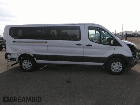 2023 Ford Transit Passenger XL with VIN 1FBAX2YG6PKA64348, listed as a IAAI auction lot 41850514 with 60,902 mi miles and . Bid and sale history available at DreamBid. Image 14.