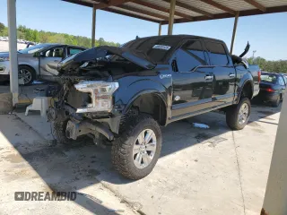 2018 Ford F-150 XL with VIN 1FTEW1E52JFB96018, listed as a Copart auction lot 48020125 with 161,944 mi miles and Salvage title. Bid and sale history available at DreamBid. Image 1.