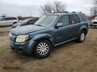 2011 Mercury Mariner Premier with VIN 4M2CN9HG7BKJ00344, listed as a Copart auction lot 47822215 with 107,070 mi miles and Salvage Title. Bid and sale history available at carsss.com. Image 1.