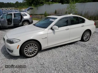 2011 BMW 5 Series 535i with VIN WBAFR7C57BC805301, listed as a Copart auction lot 55232825 with 215,524 mi miles and Clean Title. Bid and sale history available at carsss.com. Image 1.