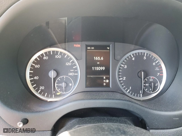 2018 Mercedes-Benz Metris Passenger Van with VIN WD4PG2EE2J3428765, listed as a Copart auction lot 51411713 with 115,099 mi miles. Bid and sale history available at carsss.com. Image 9.