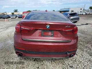 2016 BMW X6 sDrive35i with VIN 5UXKU0C56G0F92200, listed as a Copart auction lot 72515712 with 75,500 mi miles. Bid and sale history available at carsss.com. Image 6.