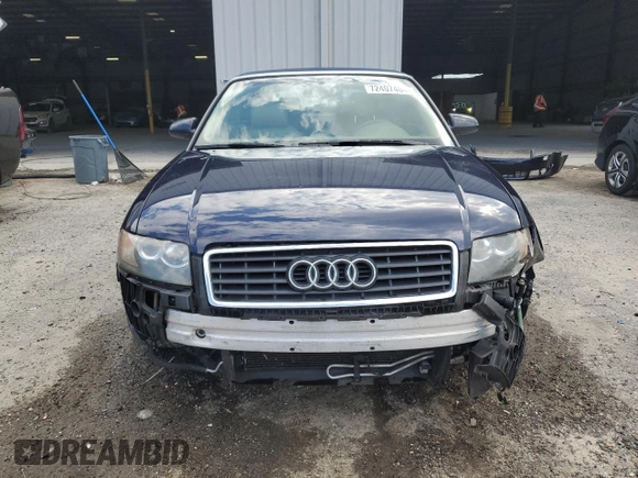 2006 Audi A4 1.8T with VIN WAUBC48H66K011757, listed as a Copart auction lot 72407404 with 66,972 mi miles and Salvage Title. Bid and sale history available at carsss.com. Image 5.